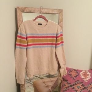 Nordstrom Rack Pink Striped Sweater